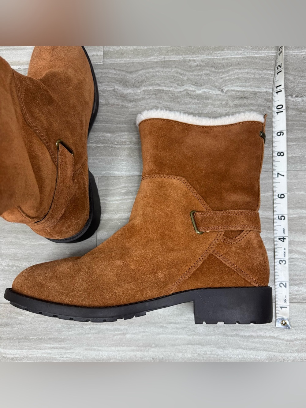 Cole Haan Quiana Suede Mid Waterproof Ankle Boots Size 7.5 - Picture 7 of 11